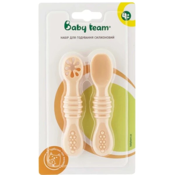 Фото - Набір дитячих столових приборів для малюка Baby Team 6113